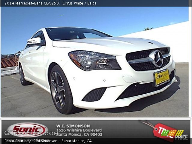 2014 Mercedes-Benz CLA 250 in Cirrus White