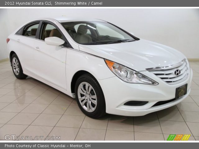 2012 Hyundai Sonata GLS in Shimmering White
