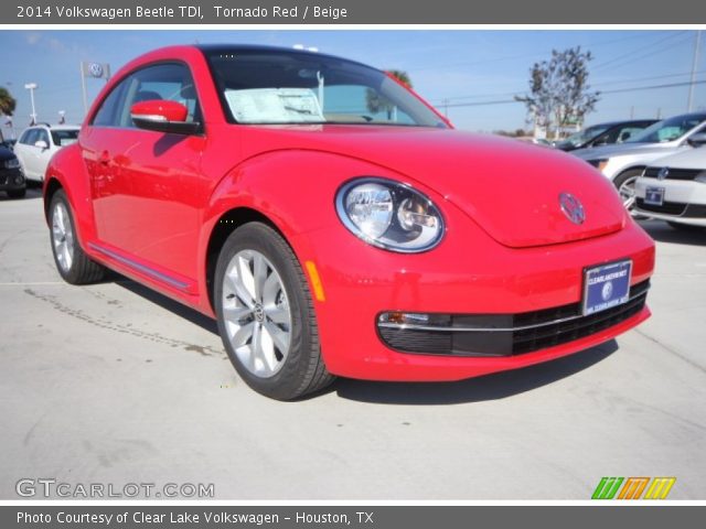 2014 Volkswagen Beetle TDI in Tornado Red