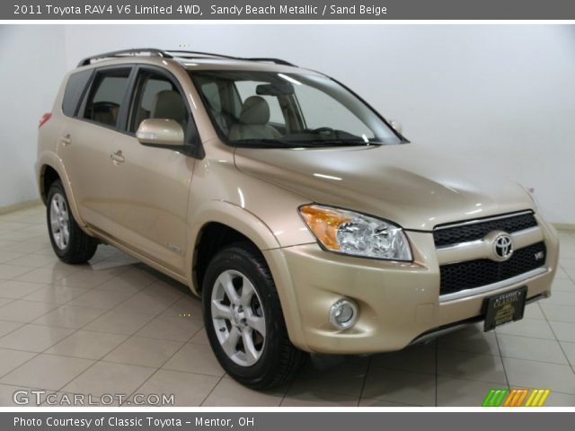 2011 Toyota RAV4 V6 Limited 4WD in Sandy Beach Metallic