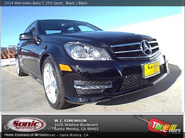 2014 Mercedes-Benz C 250 Sport in Black