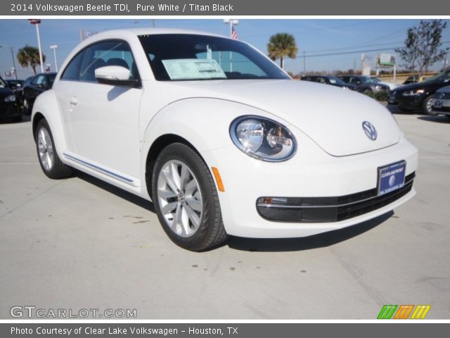 2014 Volkswagen Beetle TDI in Pure White