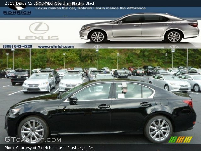 2013 Lexus GS 350 AWD in Obsidian Black