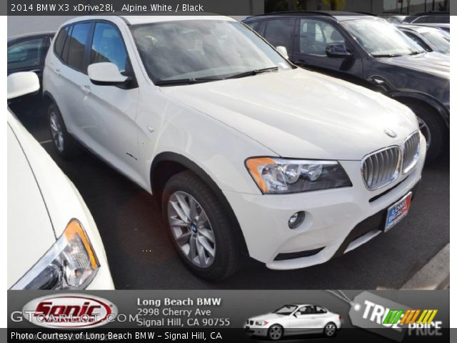 2014 BMW X3 xDrive28i in Alpine White