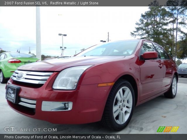 2007 Ford Fusion SEL V6 in Redfire Metallic