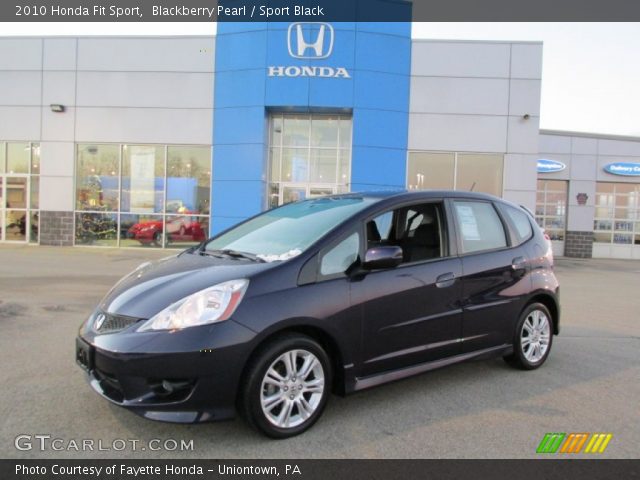2010 Honda Fit Sport in Blackberry Pearl