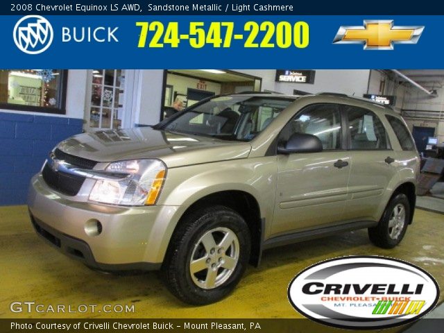 2008 Chevrolet Equinox LS AWD in Sandstone Metallic
