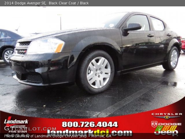 2014 Dodge Avenger SE in Black Clear Coat