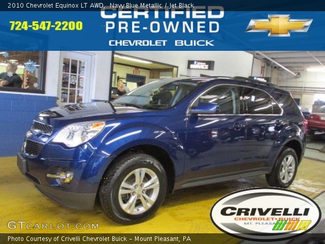 2010 Chevrolet Equinox LT AWD in Navy Blue Metallic
