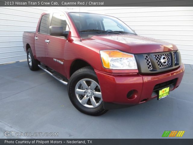 2013 Nissan Titan S Crew Cab in Cayenne Red