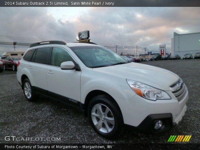 2014 Subaru Outback 2.5i Limited in Satin White Pearl