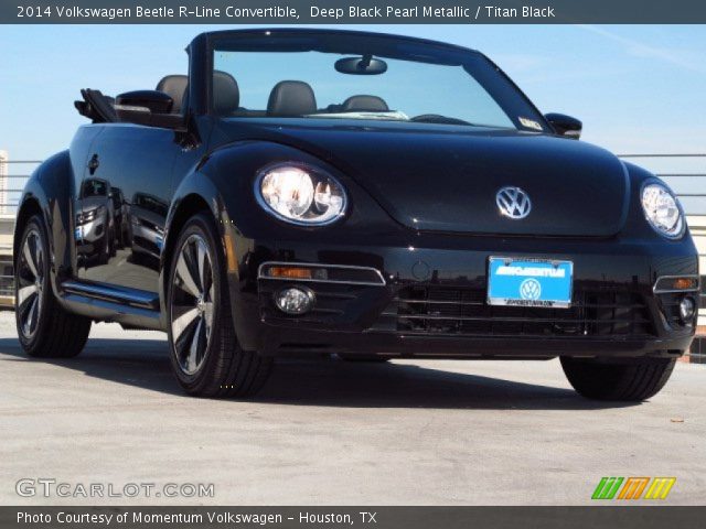 2014 Volkswagen Beetle R-Line Convertible in Deep Black Pearl Metallic