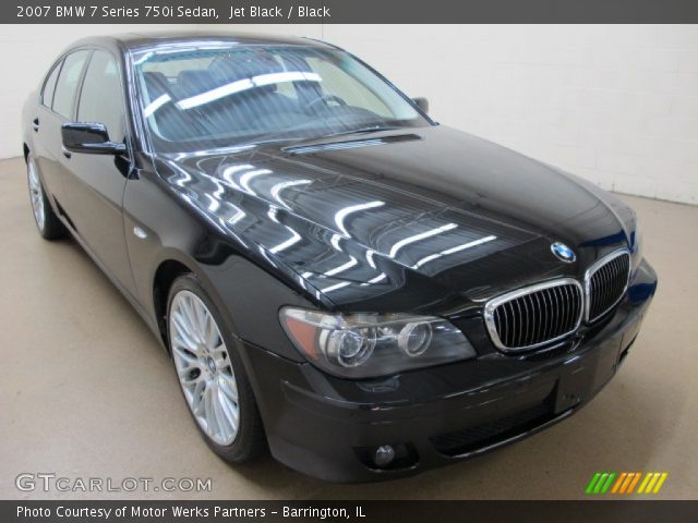 2007 BMW 7 Series 750i Sedan in Jet Black