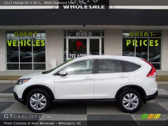 2013 Honda CR-V EX-L in White Diamond Pearl
