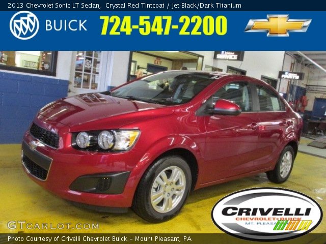 2013 Chevrolet Sonic LT Sedan in Crystal Red Tintcoat