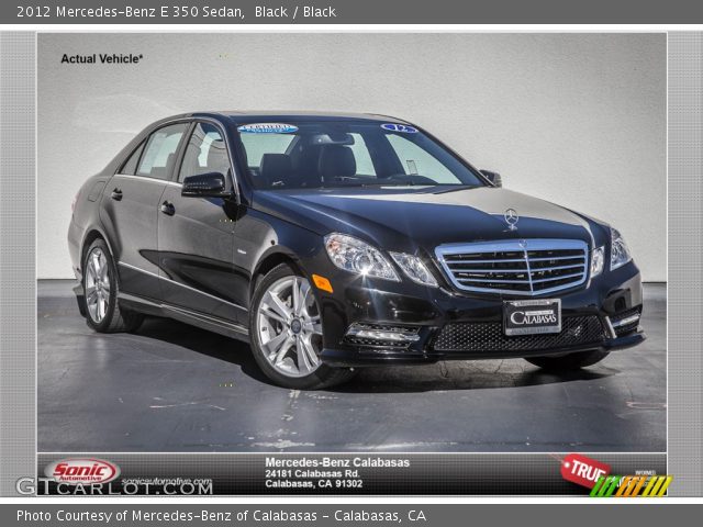 2012 Mercedes-Benz E 350 Sedan in Black