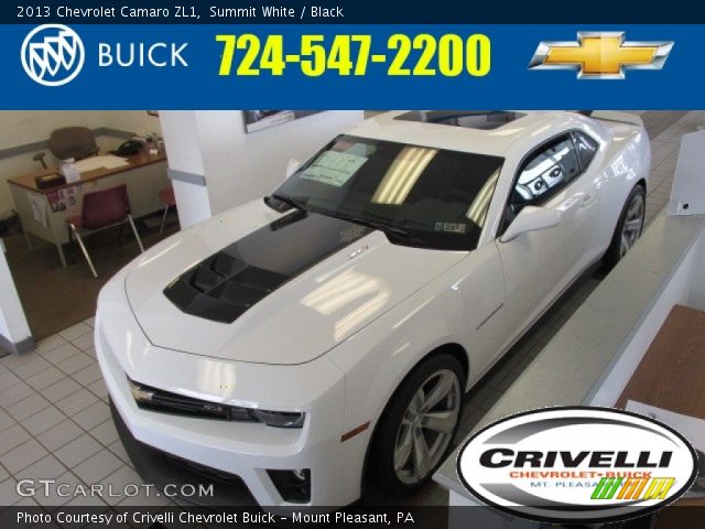 2013 Chevrolet Camaro ZL1 in Summit White