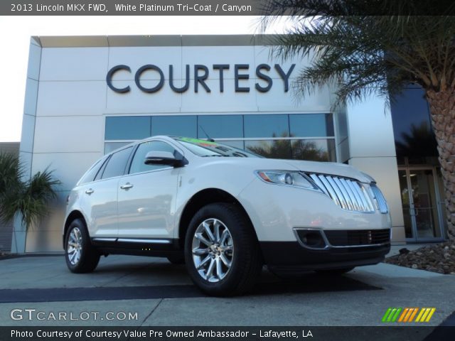 2013 Lincoln MKX FWD in White Platinum Tri-Coat