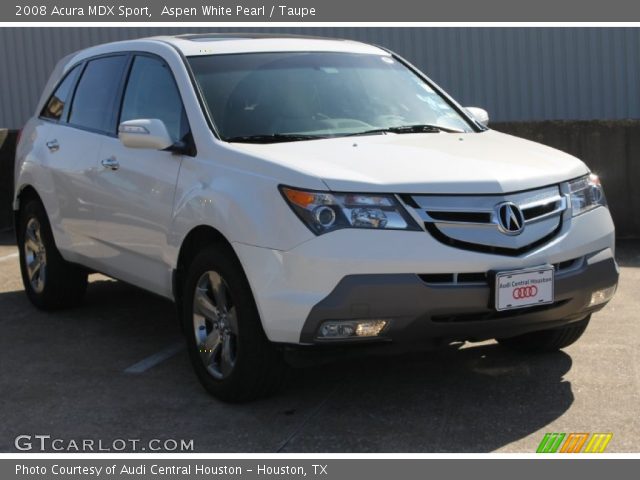 2008 Acura MDX Sport in Aspen White Pearl