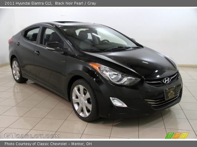 2011 Hyundai Elantra GLS in Black Noir Pearl