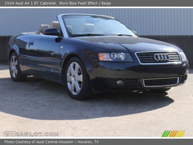 2004 Audi A4 1.8T Cabriolet in Moro Blue Pearl Effect