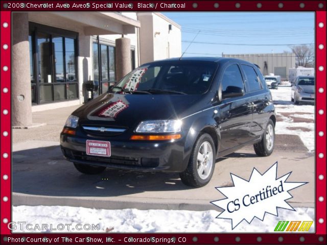 2008 Chevrolet Aveo Aveo5 Special Value in Black