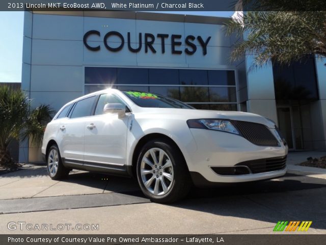 2013 Lincoln MKT EcoBoost AWD in White Platinum