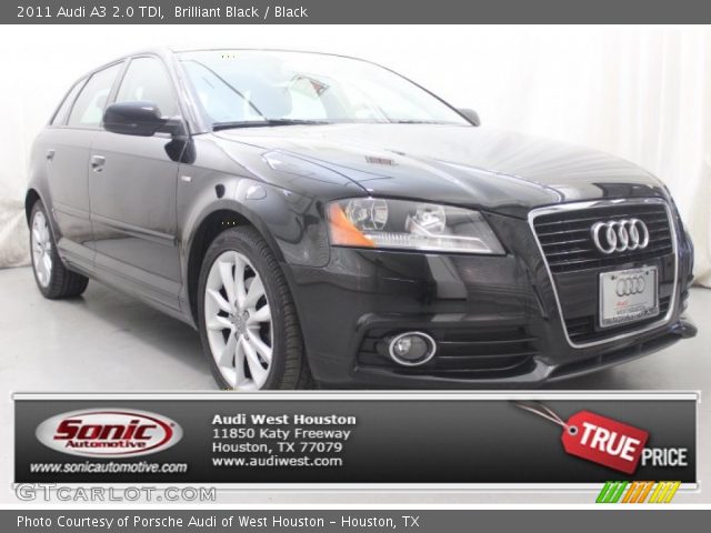 2011 Audi A3 2.0 TDI in Brilliant Black