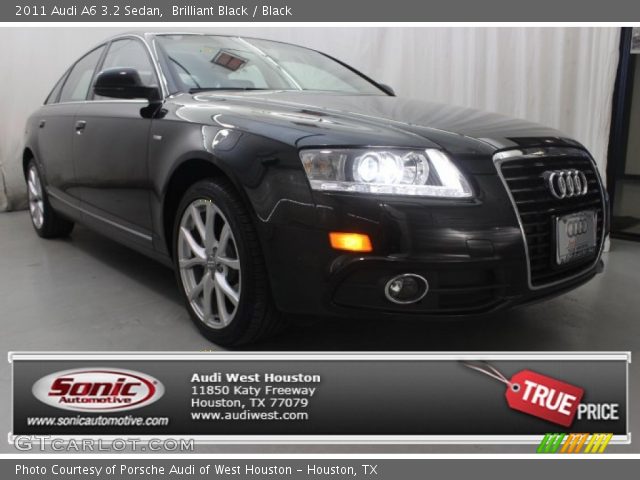 2011 Audi A6 3.2 Sedan in Brilliant Black