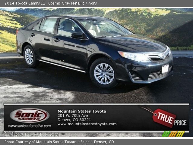 2014 Toyota Camry LE in Cosmic Gray Metallic