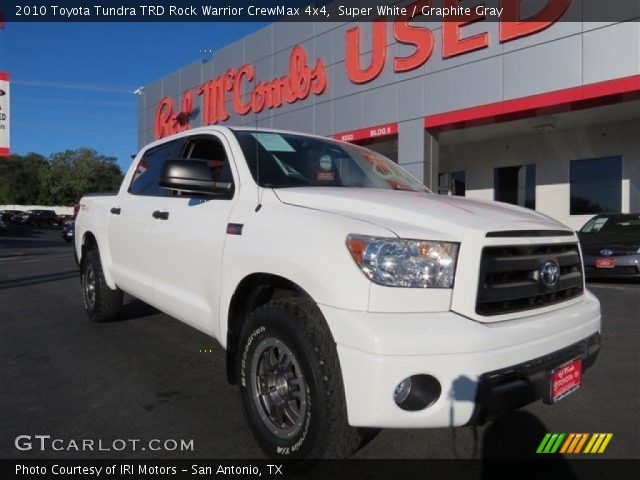 2010 Toyota Tundra TRD Rock Warrior CrewMax 4x4 in Super White