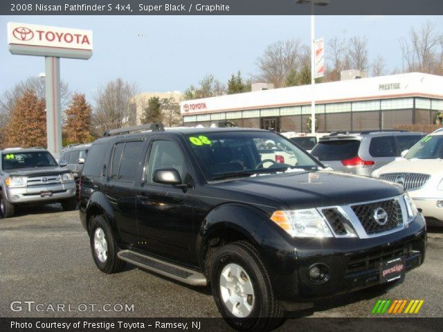 2008 Nissan Pathfinder S 4x4 in Super Black
