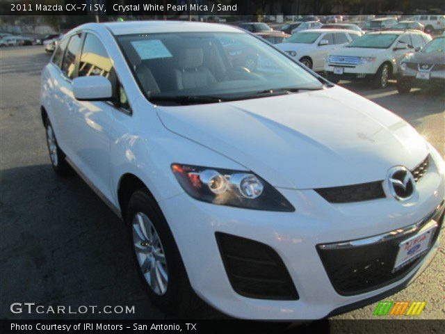 2011 Mazda CX-7 i SV in Crystal White Pearl Mica