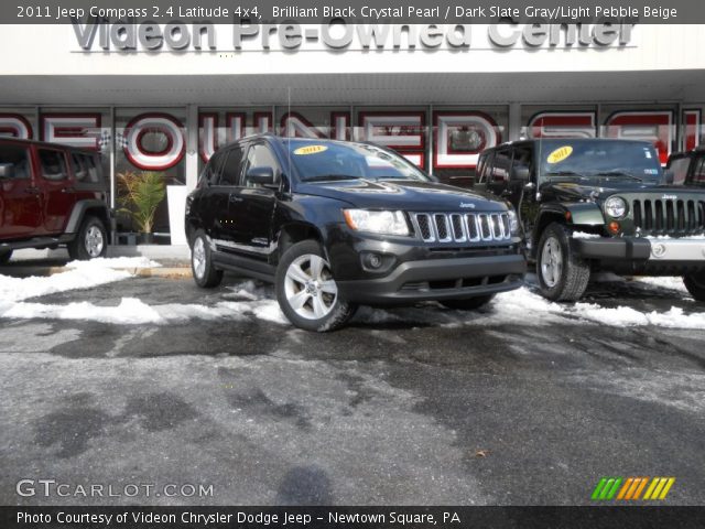2011 Jeep Compass 2.4 Latitude 4x4 in Brilliant Black Crystal Pearl