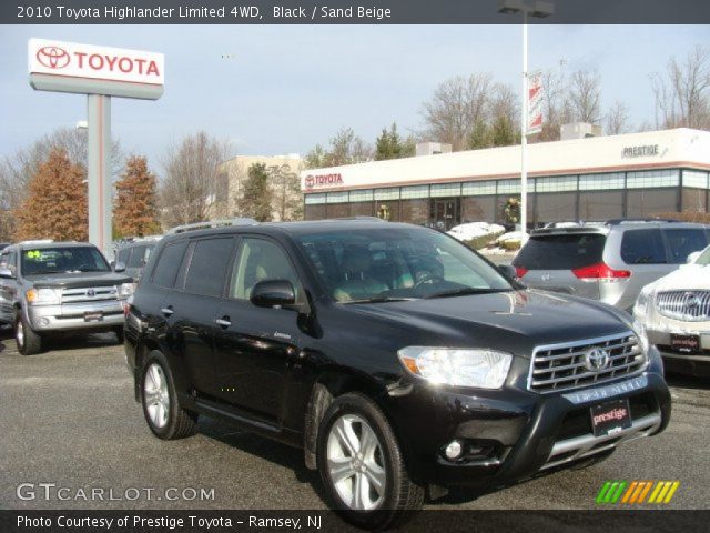 2010 Toyota Highlander Limited 4WD in Black