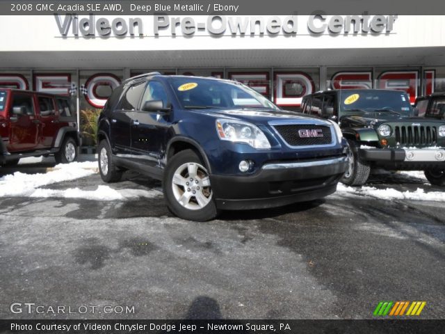 2008 GMC Acadia SLE AWD in Deep Blue Metallic