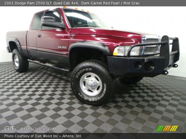 2001 Dodge Ram 2500 SLT Quad Cab 4x4 in Dark Garnet Red Pearl