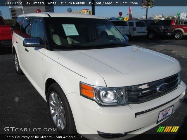 2012 Ford Flex Limited in White Platinum Metallic Tri-Coat