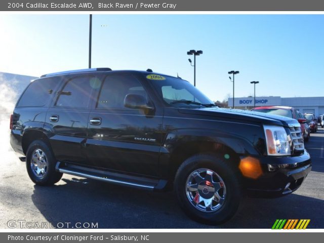 2004 Cadillac Escalade AWD in Black Raven