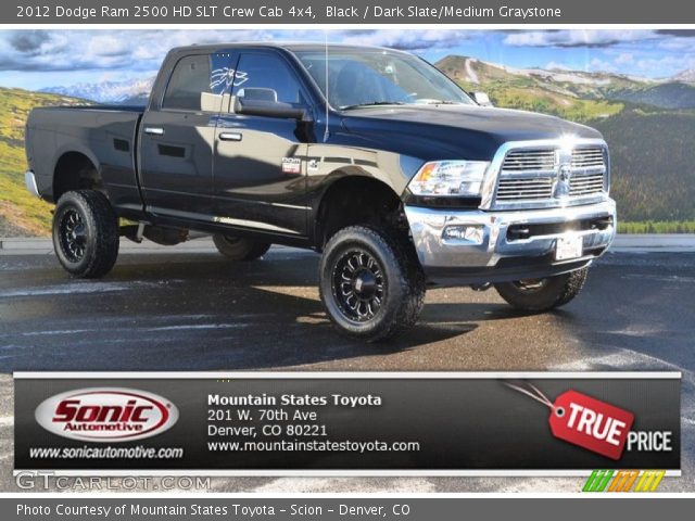 2012 Dodge Ram 2500 HD SLT Crew Cab 4x4 in Black