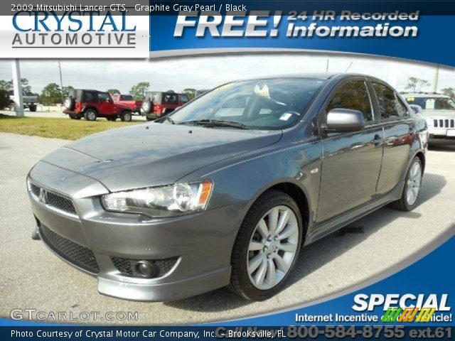 2009 Mitsubishi Lancer GTS in Graphite Gray Pearl