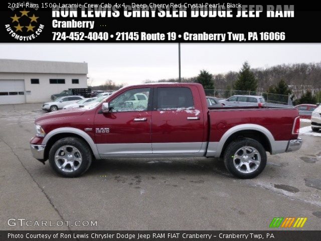 2014 Ram 1500 Laramie Crew Cab 4x4 in Deep Cherry Red Crystal Pearl