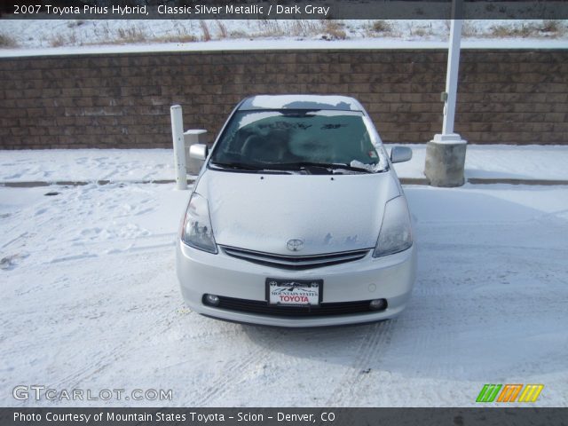 2007 Toyota Prius Hybrid in Classic Silver Metallic