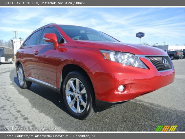 2011 Lexus RX 350 in Matador Red Mica