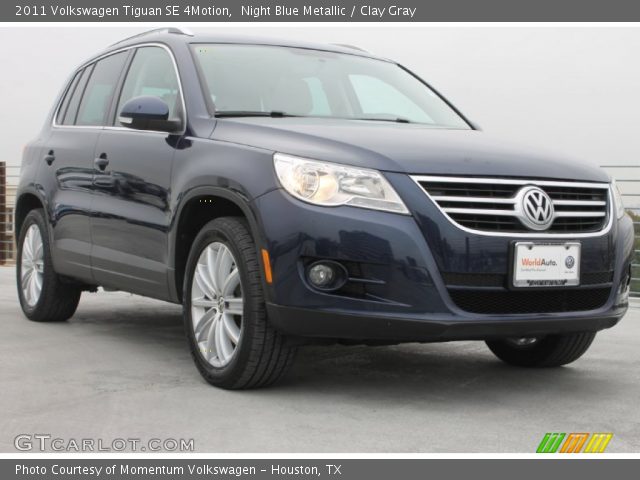 2011 Volkswagen Tiguan SE 4Motion in Night Blue Metallic