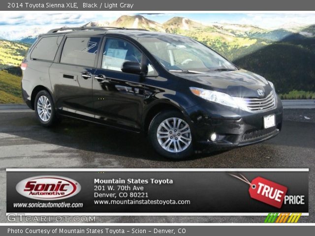 2014 Toyota Sienna XLE in Black