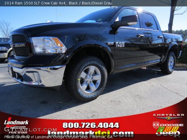 2014 Ram 1500 SLT Crew Cab 4x4 in Black