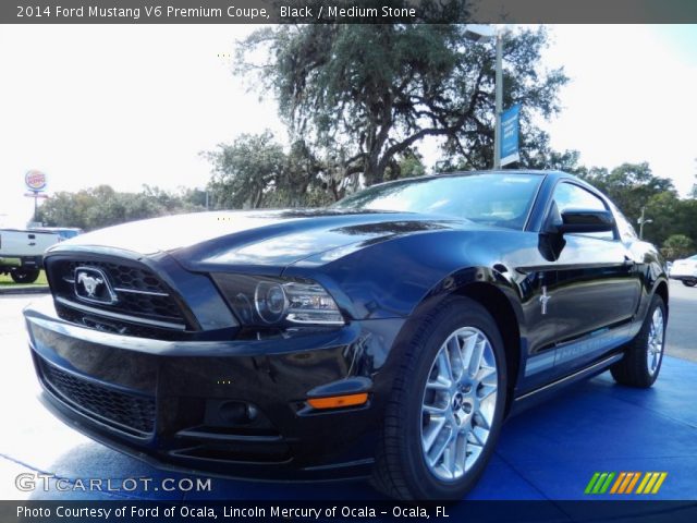 2014 Ford Mustang V6 Premium Coupe in Black