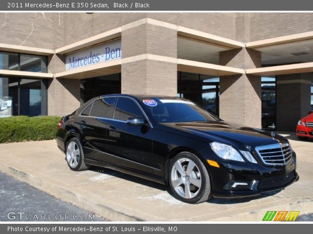 2011 Mercedes-Benz E 350 Sedan in Black