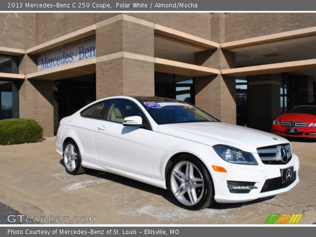 2013 Mercedes-Benz C 250 Coupe in Polar White